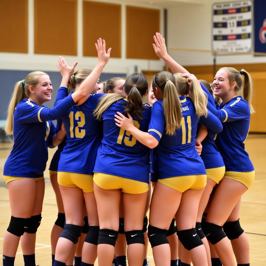 Team huddle